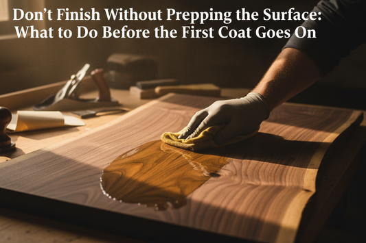 Don't Finish Without Prepping the Surface: What to Do Before the First Coat Goes On