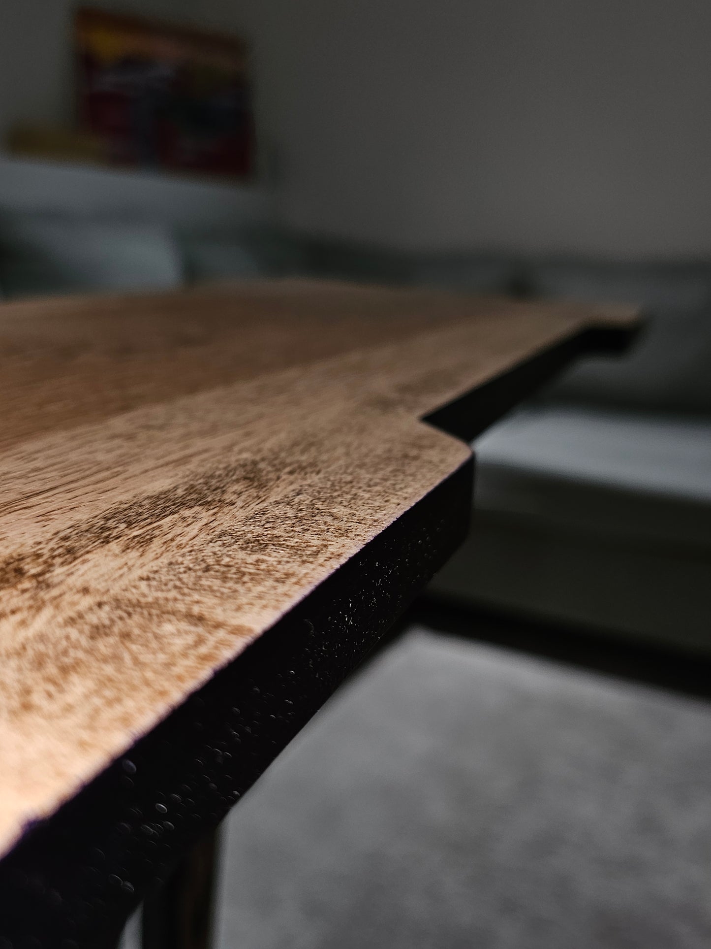 Harp End Table Handcrafted With Solid Wood 26" | 6 Wood Options