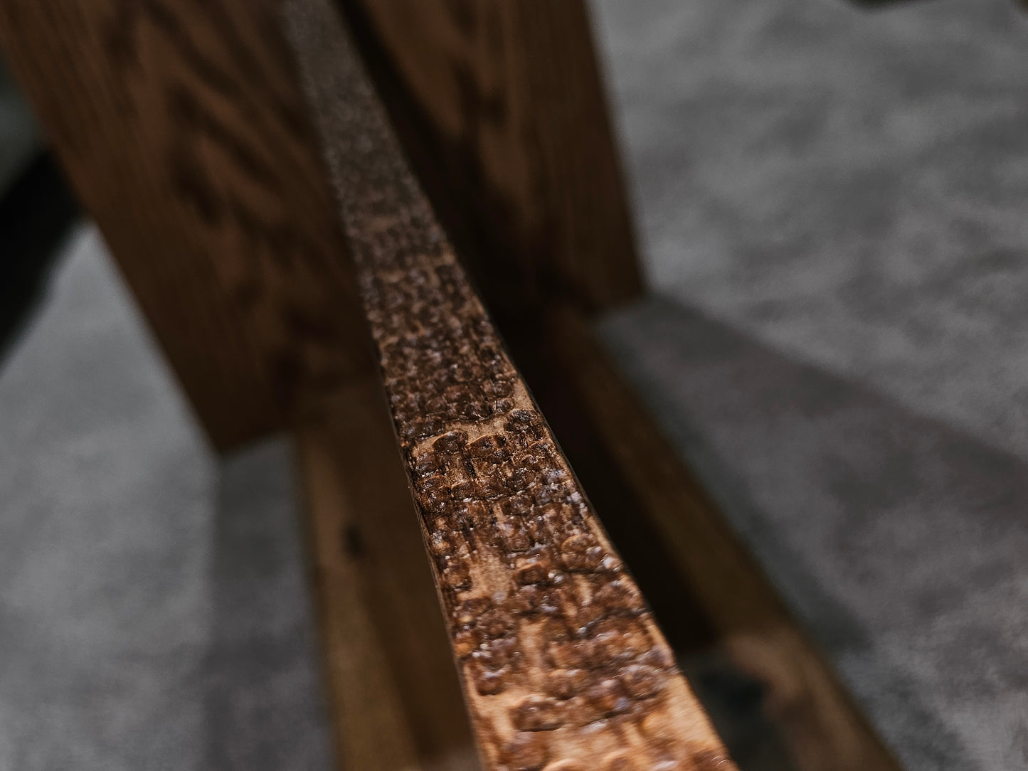 Harp End Table Handcrafted With Solid Wood 26" | 6 Wood Options